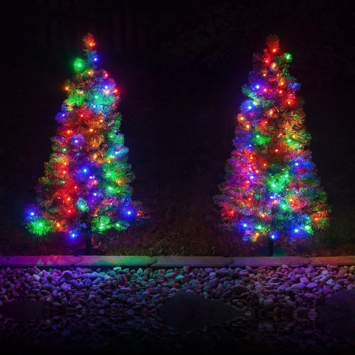 Christmas tree outdoor decoration