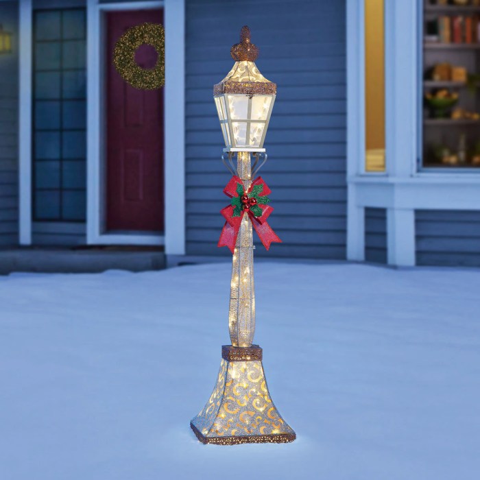 Christmas decoration street lamp