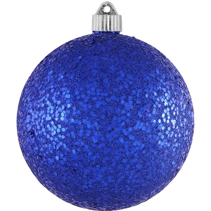 Blue decoration for christmas tree