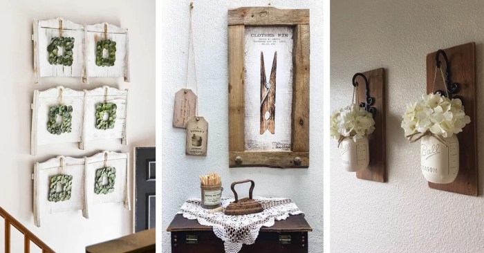 Vintage wall decor ideas